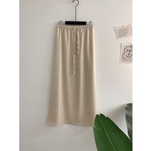 허니제이 / 메틸 실키 밴딩 A라인 롱 스커트(5color)
