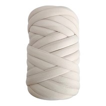 트윈브로 프리미엄 패브릭 자이언트얀 손 뜨개실 1kg, 베이지