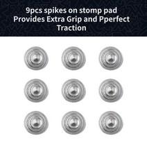 스노우보드 데크 장비 입문용 초보자용 겹콘 스터드 직경 인치 알루미늄 스노우 보드 스톰프 패드 개, 02 Gray