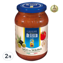 라이브잇 데체코 슈고 알라 시칠리아나 파스타 소스, 2개, 400g