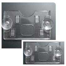 주차증케이스 압착고무형 가로 출입카드케이스 아크릴케이스 카드홀더