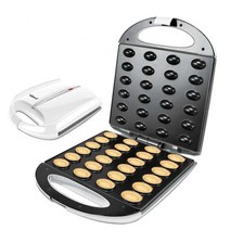 땅콩빵 땅콩과자 호두과자 기계 도넛틀 타코야끼 틀, 흰색 1400W6062 너트 머핀 기계
