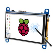 소형모니터 노트북 보조모니터 3.5 인치 lcd 라즈베리 파이 4 3 3b 디스플레이 화면 480320 픽셀 모듈 저항 터치 스크린 미니 pc 디스플레이 iot, 씨엔, tn-rtp, 없음