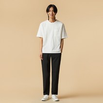 [JAJU/자주] 남 워크레저 베이직 팬츠_블랙