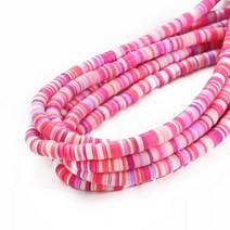 4 6mm 350 개/몫 플랫 라운드 폴리머 수지 클레이 비즈 칩 디스크 느슨한 스페이서 수제 DIY 쥬얼리 만들기 팔찌, mix2