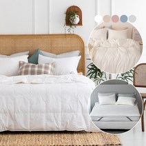 [소프라움] 사르르 간절기구스 이불솜+이불베개커버SET+냉감패드 (싱글)