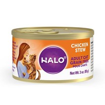 헤일로 캣 주식캔 어덜트 그레인프리 치킨 스튜 85g
