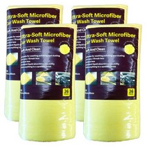 다용도 극세사 세차용 마이크로 세차타올 36매 4팩 (총144매) 40*40, 상세페이지 참조