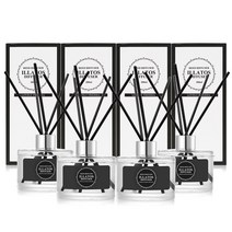 일라토스 디퓨저 200ml 본품4개 발향좋은 대용량 방향제 블랙체리 머스크 체리 향 총800ml, IL/레몬2개+IL/체리블라썸2개