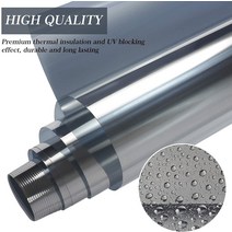 붙이는 거울 알리버트 YaJing 편도 미러 윈도우 필름 열 제어 자외선 차단 유리 자체 접착 개인 정보 보, 04 은_01 40x200cm