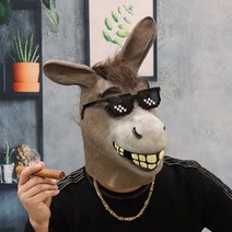 동물 가면 마스크 전체 얼굴 녹색 머리 물고기 헤드 기어 팬더 원숭이 여우 유니콘 고릴라 재미 있은 COS 모래 조각 잘 생긴, 19 16