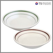 [돌산멜라민] 오브제투라인 - 찬그릇 (그린 브라운), 중, 그린