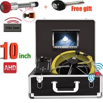 하수구내시경 10 인치 23mm 512hz sonde 송신기 로케이터 파이프 벽 하수도 검사 비디오 카메라 배수관 시스템, 40 메터+512hz kit