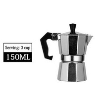 터키 식 커피 추출 기 버터 구리 포트 체즈베 동 이브릭 주전자 잔 팟 메이커 moka pot 이탈리아 머신 에스프레소 알루미늄 간헐천 라떼 스토브 클래 바리스타, 150ml, 150ml