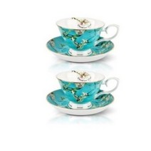 반고흐 아몬드꽃 커피잔 2인조세트, 민트, 6세트