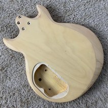 미완성 Ibanez Gax70 기타 바디 솔리드 베이스우드 페인트 없음 HH 픽업 볼트온 DIY 및 교체 YB669