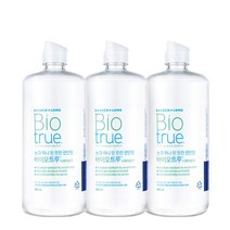 바슈롬 바이오 트루 렌즈 보존액, 500ml, 3개