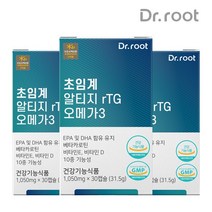 닥터루트 초임계 알티지 오메가3, 30캡슐, 3박스