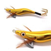 문어 에기 채비 밑걸림 방지 최소화 삼발이 오발이에기, 메탈골드