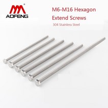 앙카볼트 외부 육각 확장 나사 304 스테인레스 스틸 외부 플랫 육각 헤드 기계 M6 M8 M10 M12 M16 200mm 180mm 길이 63, M8X140MM 2PCS