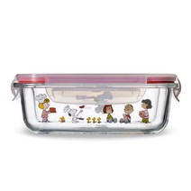 [파이렉스] 코렐 스누피 4면밀폐용기 직사각 630ml