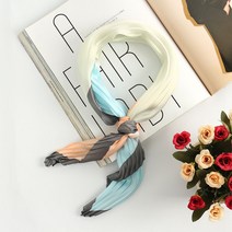 엘리 믹스 주름 쁘띠스카프 여성 미니스카프