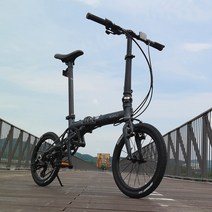 키후 에어 미니벨로 자전거 초경량 미니벨로 접이식자전거 16인치, 건메탈