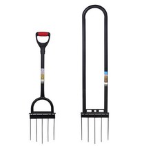 텃밭 농기구 로터리삽 강철포크 삼지창 개황 곡괭이, 헤비 듀티 딥 터너