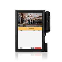 잘컴 제키오 키오스크 10.1인치 안드로이드 무인매장 무인 계산대 주문기 포스기 ZEKIO-101TSCO, 탁상 클램프 거치대, 감열프린터(ZTP-80USL), 감열프린터(ZTP-80USL)
