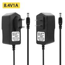 18650 리튬 배터리 충전기 플매트 카펫 러그 용 1 개 AC 110240VDC 4.2V 8.4V 12.6V 16.8V 21V 12A 어댑터 전원 EU 미국, [02] 8.4V1A, [01] 미국