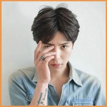 오대오 가르마 가발 변신 헤어 스타일 가름마 남자 남성 간단한착용 추천 패션 위그 스타일링 연출 머리숱 고민 민머리 트렌드 여친 룩 매력 어필 디자인 외출 데이트 군인, LD-1072남자가름마가발, onesize, 내츄럴블랙