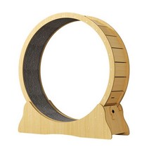 피트니스 롤러 애완 동물 훈련 용품 나무 러닝 휠 고양이 러닝 머신, Wood_M for under 5kg pet