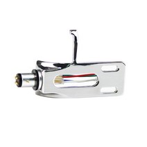 LP Phono Cartridge 교체 포노 그랩을위한 턴테이블 헤드 쉘 마운트 유니버설, 은