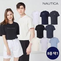 [노티카] 공용 라운드 반팔티셔츠 8컬러 택1