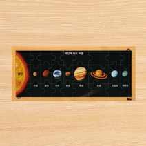 [하나몬테소리] 태양계 차트 퍼즐 몬테소리교구 과학교구 원목교구