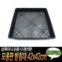 가드닝 씨앗 삽목 육묘 모종판 트레이 받침 정사각