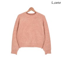 엘케이트 여성 니트 LBLT042 라운드넥 하찌 긴팔 티셔츠그레이 오트밀 핑크 파란 색 여성의류 여자의류 여성가디건 편한가디건 데일리아우터 가디건코디 아우터