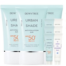 듀이트리 어반쉐이드 안티폴루션 선크림 기획세트(선크림+폼) SPF50+ PA++++, 3개