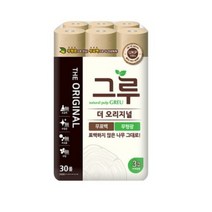 그루 THE 오리지널 3겹 천연펄프 롤화장지 30m, 30롤, 1개