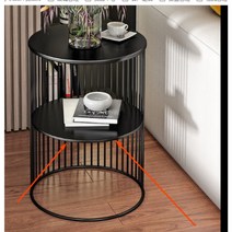 대리석 골드 철제 미니멀 이케아 사이드 티 테이블 철제 협탁 침대 미니 이동식 접이식 수납 책상 쇼파 슬림 소파 식탁 창가 거실, J 40x40x55