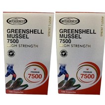 Mothernest 마더네스트 초록입홍합 7500 100캡슐 2팩 Greenshell Mussel