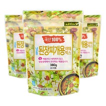 [퀴클리몰] 국내산 냉동 된장찌개용 야채믹스 380g x 3개, 1개