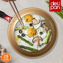 델리팬 인덕션 IH 데일리 후라이팬 DF28R, 1개, 28cm