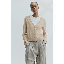 H&M 공식스토어 파인니트 가디건 베이지 1217219003