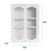 laterior 화장실선반장 욕실수건장 장식장 화장실상부장 플랩, P.S 욕실장 (WD-016), 1개