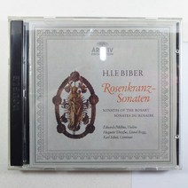 (중고CD) BIBER ROSARY SONATAS 2CD/ 비버 로자리오 묵주 소나타/ 에두아르드 멜쿠스/ 2003 라이센스/ 음반 상태 미사용 NM