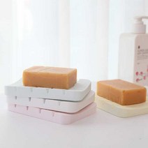 살림일기 1+1 규조토 비누받침대, 규조토 비누받침대 - 블루 + 핑크