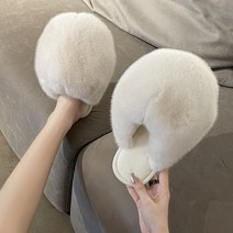론조모니 따뜻 포근한 털 슬리퍼