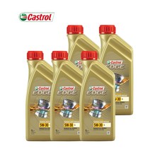 [정품보장] 캐스트롤 엣지 EDGE 5W30 티타늄 1L X 5개 Castrol 합성엔진오일, 캐스트롤 엣지 EDGE 5W-30 1L X 5개
