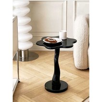 로아이엘 블랙 테이블 화이트 촬용소품 가구 인테리어 디자인 협탁 사이드테이블, 찰스 커피 테이블 - 레트로 레드